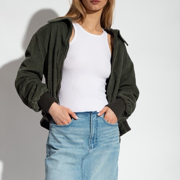 NWT LEVI'S Green Corduroy Jacket - Picture 1 of 5